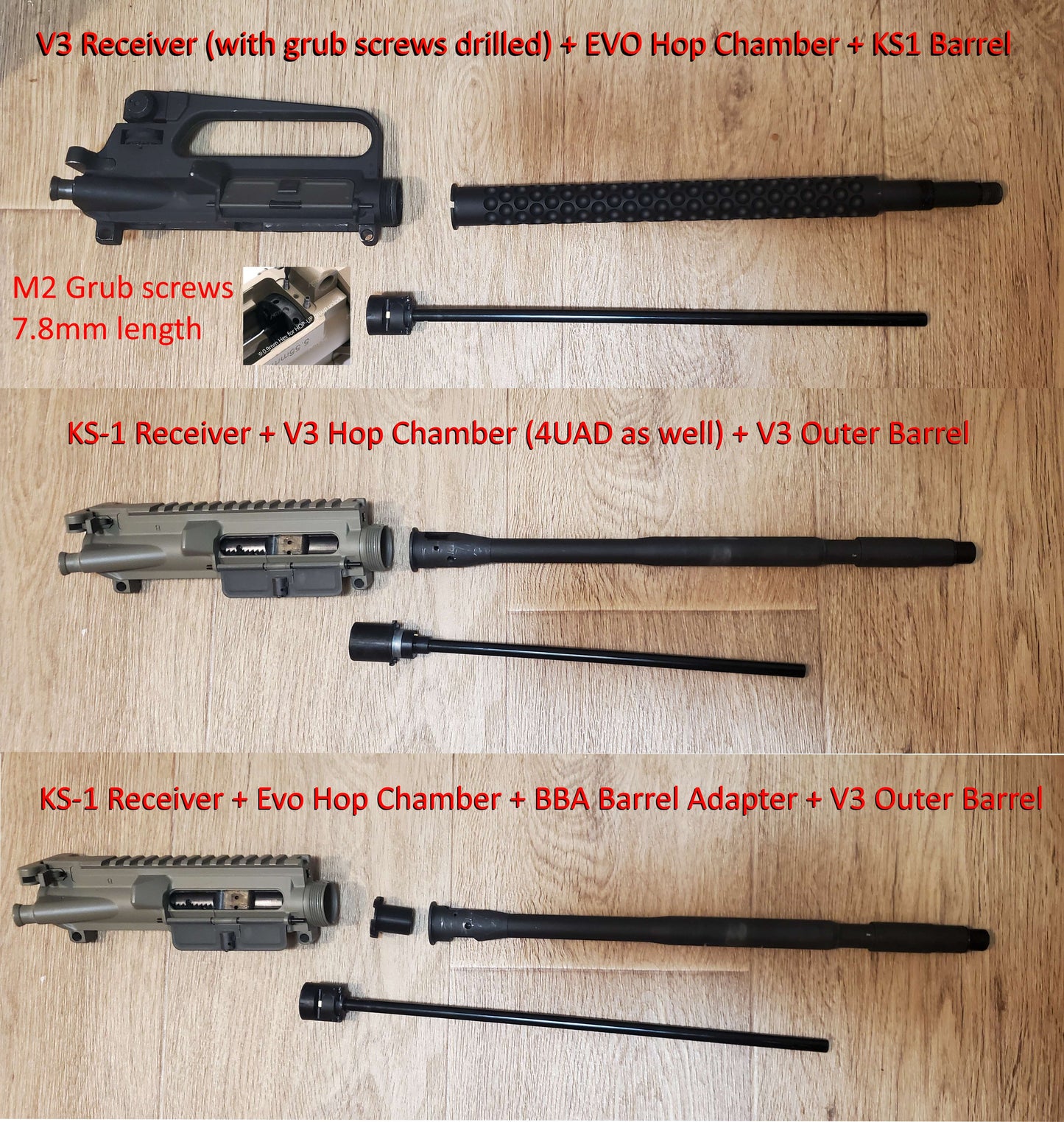 VFC KS1/EVO Outer Barrel Adapter for V3 Outer Barrels