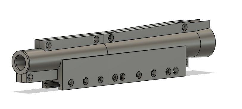 M26 MASS Underbarrel mount for Airsoft VFC FN FAL - CAMRS/Skeleton Key